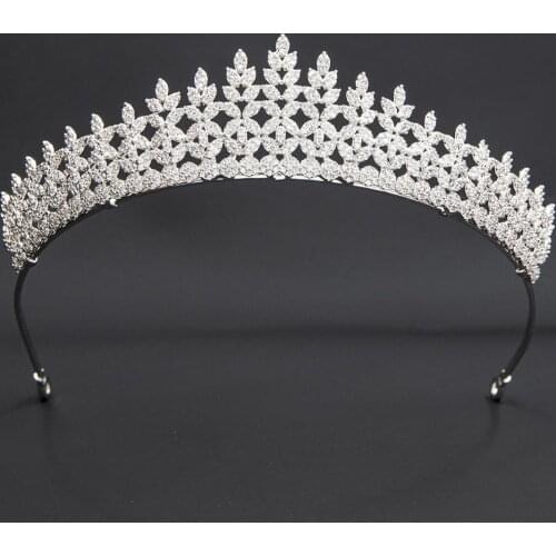 5A level Cubic Zirconia Wedding Bridal Royal Tiara Crown for Women Bride Birthday Hair Accessories Jewelry CH10353