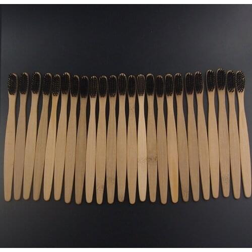 DR.PERFECT DR.PERFECT 50 Pieces Whosale Soft Eco friendly Bamboo Toothbrush tongue scraper cleaning Oral Care Soft Bristle