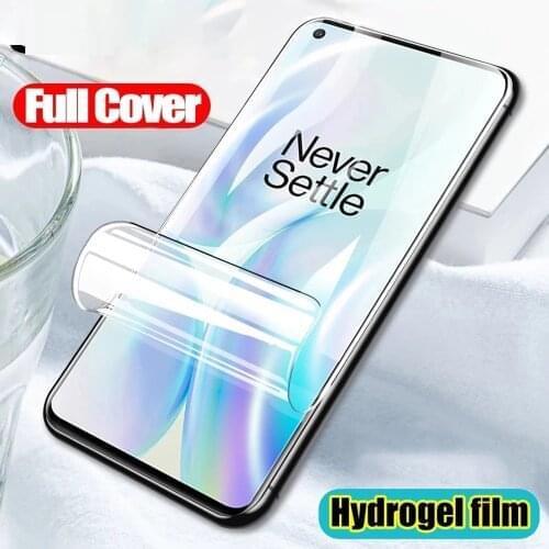 HD Hydrogel Film For Oneplus 8T 7 7T 6T 5T 5 3T 3 1+7 One Plus 6 T 7T Nord N10 N100 Screen Protector Toughened Cover Film