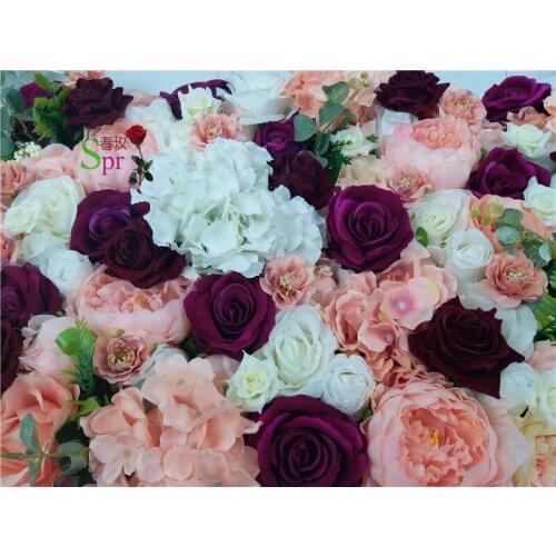 SPR Free Shipping-10pcs/lot Artificial wedding rose flower wall background arrangement flowers road lead flowers decorations