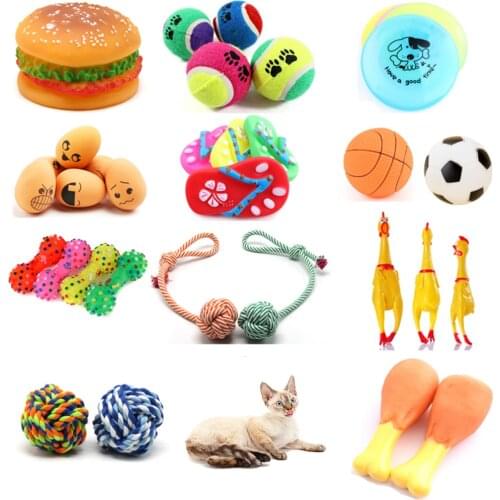 Creative Hamburger Pet dog toys Squeak Cute Cats Chew Toy Dogs Molar tool dog toys for dogs and cats juguete para perro