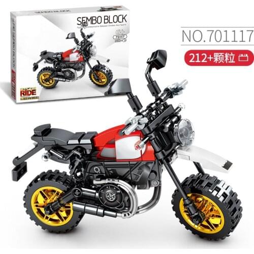 Speed Race Halle /Ducati Car Motorcycle Model Building Blocks Toy For Kids/Locomotive Boy Birthday Christmas Gifts DIY Toys