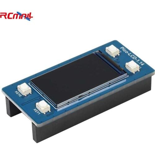 RCmall 1.14/1.3inch LCD Display Module for Raspberry Pi Pico 65K Colors 240×135 SPI/64×128 SPI/I2C