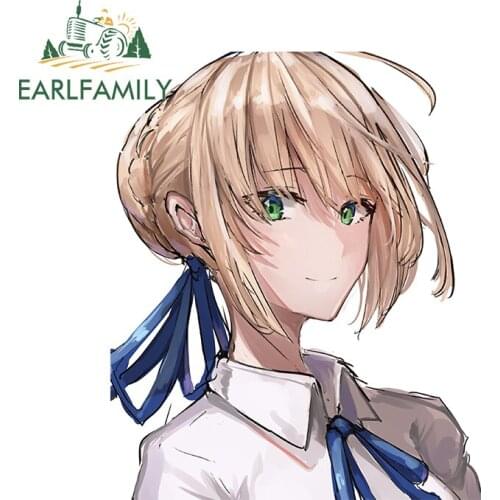 EARLFAMILY 13cm x 10.8cm for Fate Grand Order Anime Car Stickers Campervan Decal Surfboard Laptop Waterproof Sunscreen Decor