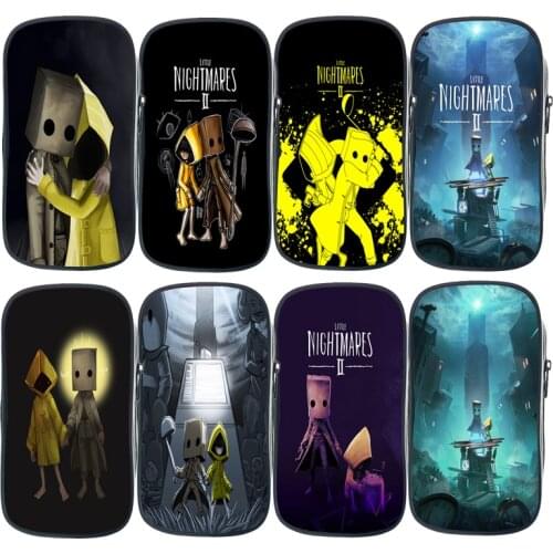 New Arrival Little Nightmares 2 Pencil Case Kids Cartoon Game Pen Bag Boys Girls Teens Pen Case Students Stationery Storage Box