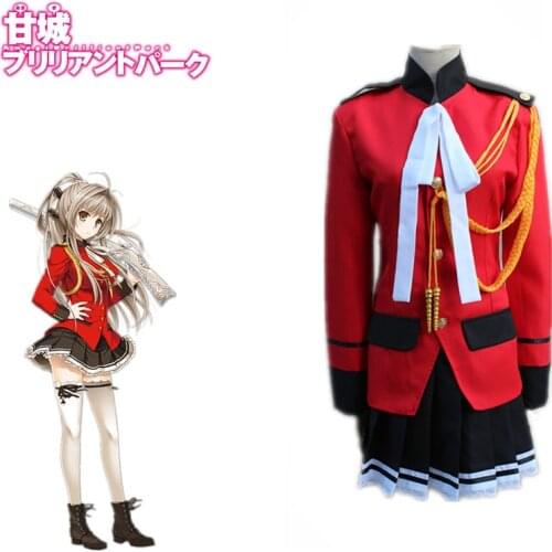 Popular Amagi Brilliant Park Costume Sento Isuzu Cosplay Janpanese Anime Fancy Uniforms Full Set For Halloween Carnival