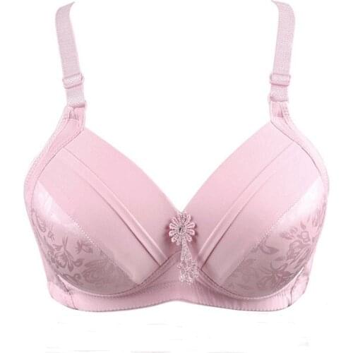 Sexy lace bras Plus size 34 36 38 40 42 B C D cup bra wireless VS BH underwear bth rough shoulder strap holder female bh C05