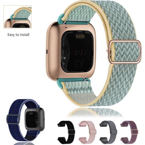 Replacement Band for Fitbit Versa 2 lite strap Adjustable wristband nylon bracelet for fitbit versa lite correa smart watch belt