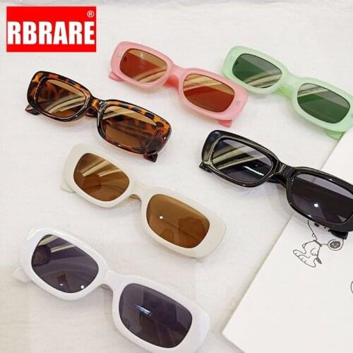 RBRARE Small Frame Sunglasses Women 2021 Luxury Brand Square Sunglasses for Women/men Fashion Shades Glasses Gafas De Sol Mujer