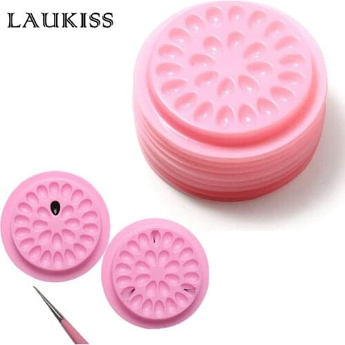 10/20/50Pcs Glue Gasket Eyelash Glue Holder False Eyelashes Glue Holder Eyelash Extension Glue Holder Pallet Pads
