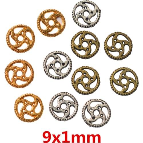 120 pcs Vintage zinc alloy charms gear pendant DIY Bracelet Necklace metal jewelry accessories Makings 6611