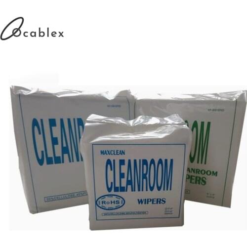 300pcs/Pack DustFree Paper Fiber Cleaning Tools Optical Fiber Splicer Test Instrument Cleaning Wipes