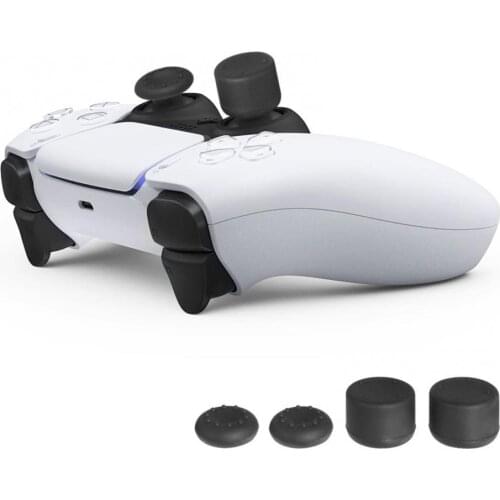 4Pcs Non-slip Silicone Joystick Rocker Cover Caps Game Console Gamepad Accessory for PS5