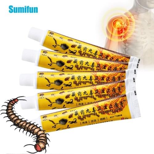 5Pcs Scorpion Venom Analgesic Cream Arthritis Rheumatism Treatment Ointment Knee Muscles Joints Orthopedics Pain Relief Plaster