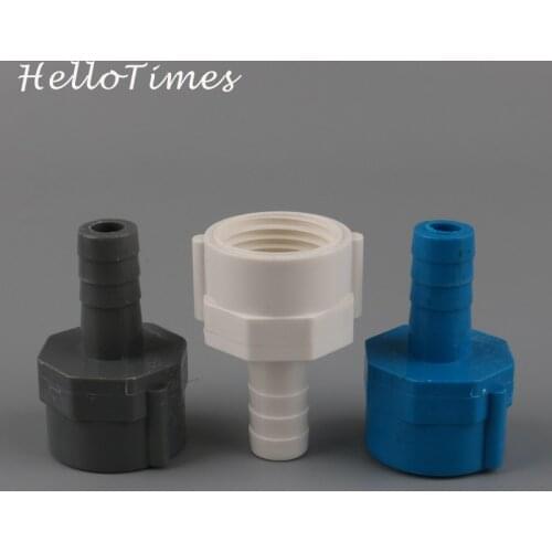 5pcs PVC 1/2" to 10mm Hose Female Thread Connector For Air Pump Accessory Water Pump Joint Aquarium Fish Tank Tube Adapter