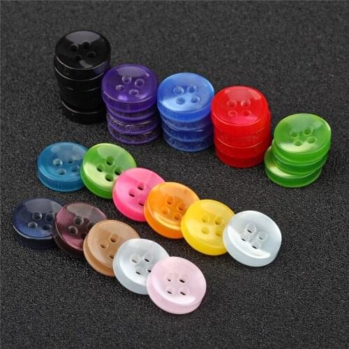500 Pieces Tiny buttons Colorfull thin edge mini buttons for crafting 17 colors crafting doll clothes sewing supplies