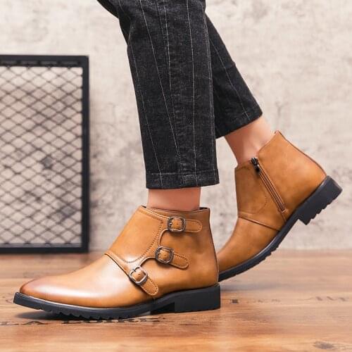 ALCUBIEREE Men's Chelsea Boots