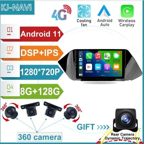8-Core DSP Android 11.0 No DVD Car Player For Hyundai Sonata DN8 2019 2020 Navigation Radio Multimedia Video GPS BT