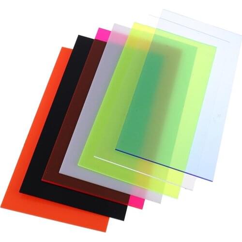 1 pcs Color Transparent Plexiglass Board Acrylic Plexiglass Tinted Sheets/ Acrylic Plate Thickness 2.8mm
