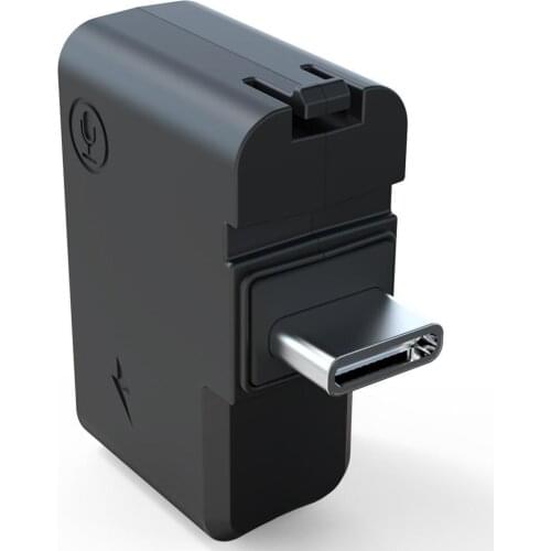 For Insta360 ONE X2 Charging Audio Adapter Dual 3.5mm USB-C Adapter