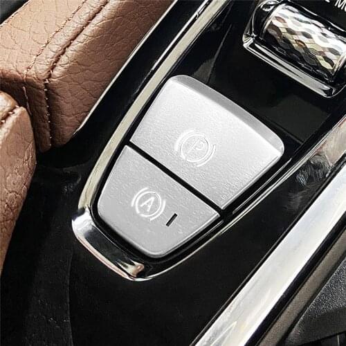 For Volvo 2018 2019 2020 XC60 Car electronic handbrake P light button sequin Decoration Sticker 2017-2020 s90 v90 2015-2019 xc90