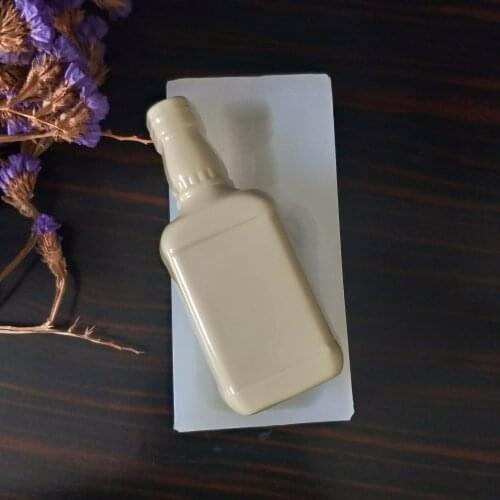 Fondant Mould Bottle Silicone Mold Wine Bottle Soap Molds Gypsum Chocolate Candle Mold Clay Resin QT0209 PRZY Silicone