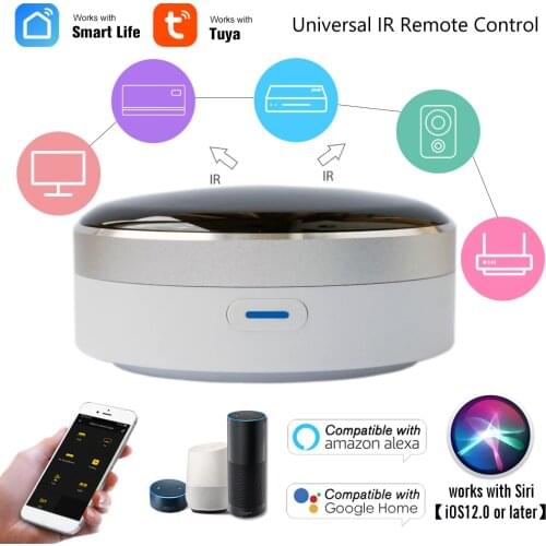 Tuya Smart Home IR Blaster Controller Infrared Remote Control Smart Life APP Timer Support Alexa Google Home Siri Voice Control