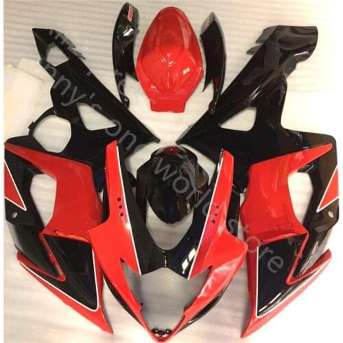 ABS Injection Molding Bodywork Fairing Kit Set For Suzuki GSXR1000 05-06 GSXR 1000 K5 2005-2006 Motorcycle red black Fairing