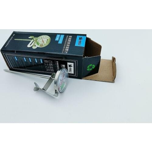 Stainless Steel Thermometer Kitchen Probe Food tea water Meat Milk Instant coffee latte Foam BBQ temperature tester Home Use