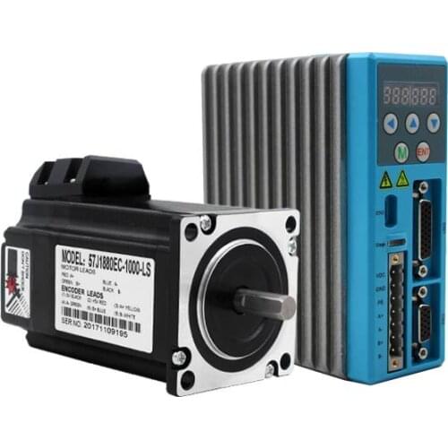 NEMA23 2.2NM JMC 2phase 57 Closed loop Stepper motor display button panel driver CNC kit 57J1880EC-1000+2HSS458