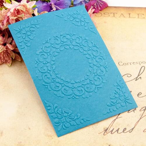 Easter plastic wreath template craft card making paper card album wedding decoration Embossing folders
