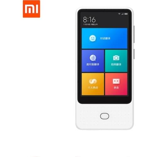 Xiaomi Mijia Translator AI Voice Translate Touch Screen 4G/WiFi/SIM 8MP Camera Photo Tranlation Multi Language Leaning