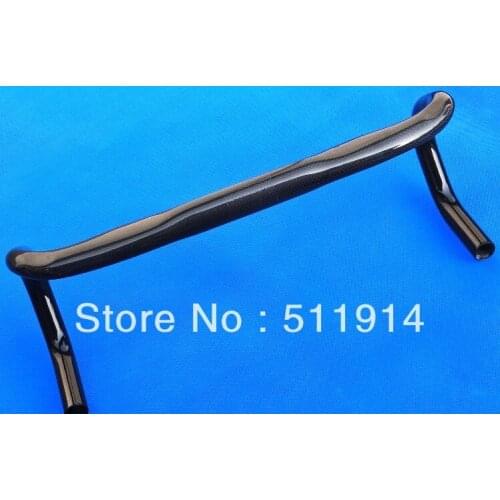 Full carbon glossy road bike bicycle handlebar 40cm/42cm/44cm (H1)