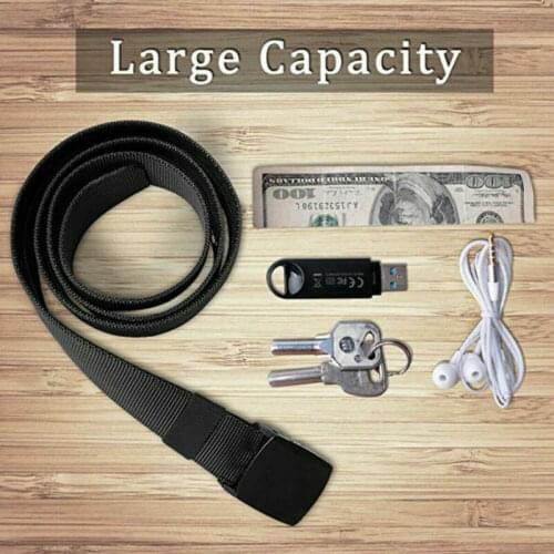 Unisex Travel Hidden Cash Money Belt Bag Anti Theft Waist Belt Pouch Wallet Fanny Waist Belts