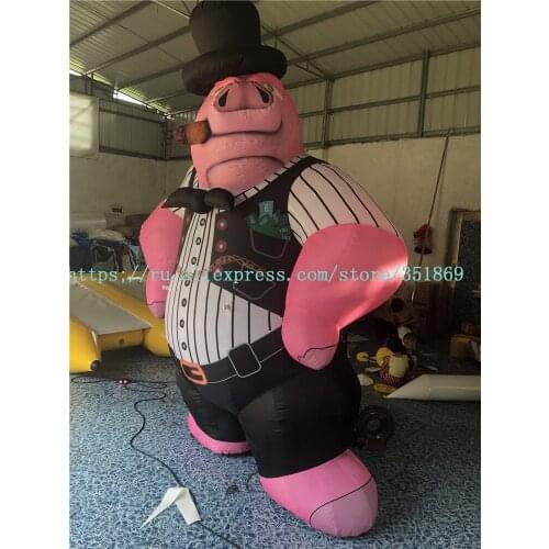 Sell 3m advertising campaign to show inflatable pigs, creative inflatable pig model, Oxford cloth inflatable cartoon model