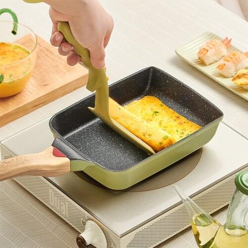 Non Stick Frying Pan Japanese Tamagoyaki Omelettes Aluminum Alloy Pan Egg Pancake Maker Kitchen Cookware