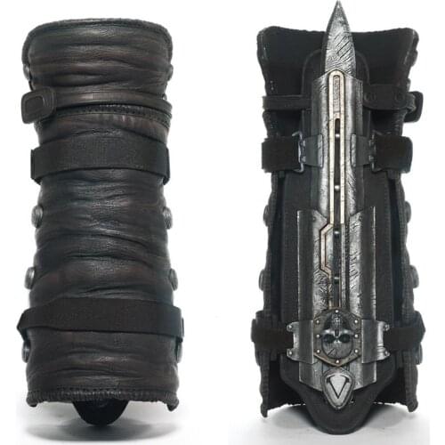 Hidden Blade Role Playing Toys Pop-up Blade PVC Hidden Blade Edward Kenway Adult Children Weapon Props Birthday Gift
