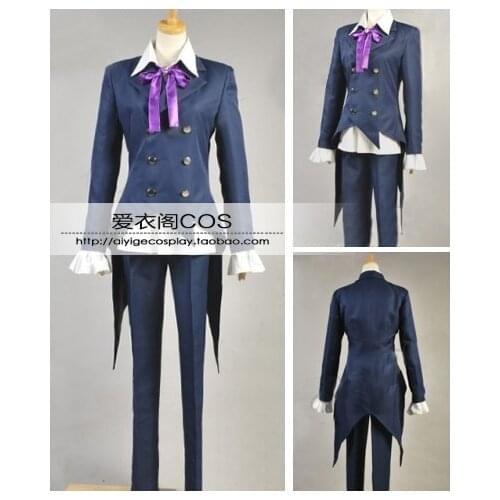 Pandora Hearts Leo Baskerville Clan Suits Uniform Outfit Anime Manga Cosplay Costume H028