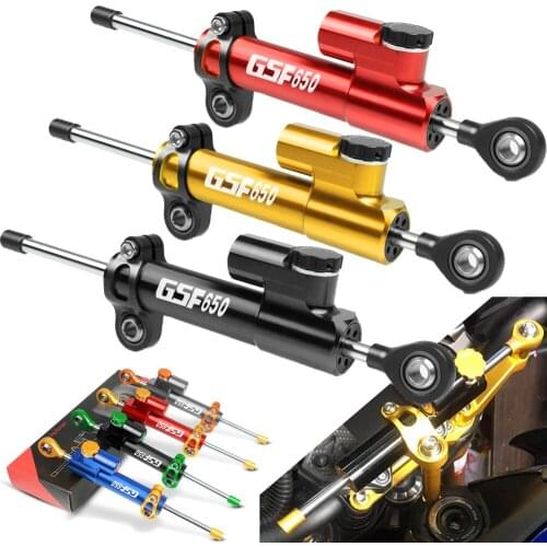 For SUZUKI GSF650 BANDIT GSF 650 2005 2006 2007 2008 2009 Universal Aluminum Motorcycle Damper Steering Stabilize Safety Control