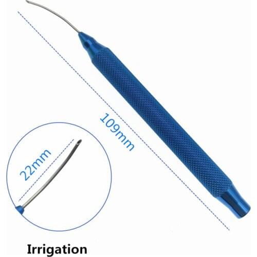 1PCS Titanium Ophthalmic tool Irrigation/Aspiration Handpiece ophthalmic eye surgical instrument Pet surgical instruments