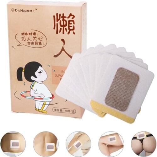 10pcs/Box Slimming Navel Sticker Weight Lose Products Slim Patch Burning Fat Patches Hot Body Shaping Slimming Stickers