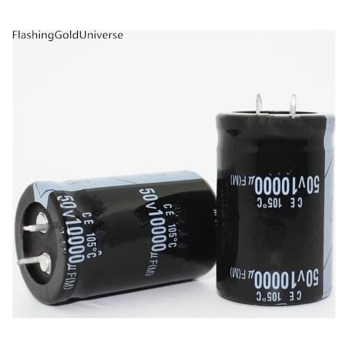 10pcs/lot 10000UF 50V 50V10000UF electrolytic capacitor 30*40MM 30*45MM best quality