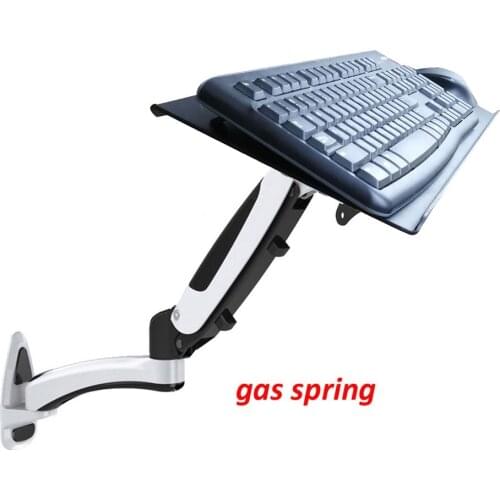 2019 NEW DL-GM112WKY Aluminum 0-8kg 360 rotate air press gas spring big keyboard WALL mount with mouse long