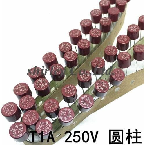 500pcs/lot Cylindrical Fuses T1A 250V Slow Fuse 382 LCD TV Power Board Commonly Used