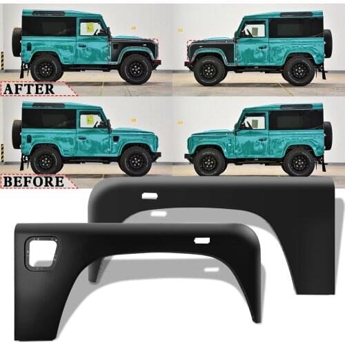 Hot sale off road vehicle auto parts Aluminum Alloy Front Fender Guard fit for Land Rover Defender
