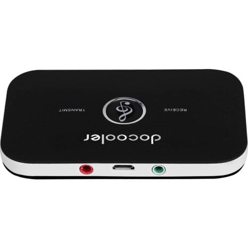 B6 2 in 1 Bluetooth 4.1 Transmitter & Receiver Wireless A2DP Audio Adapter Aux 3.5mm Audio Player for Speaker Headphones