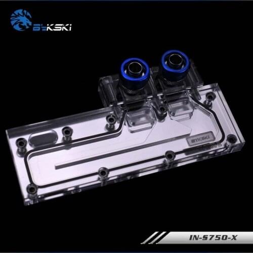 Bykski PC water cooling Radiator cpu cooler processor Solid State Disk Water Block for Intel 750 PCI-E 3.0 SSD IN-S750-X