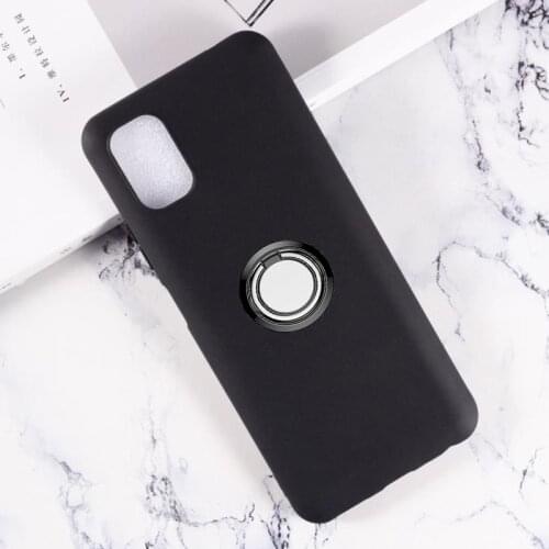 For ZTE Blade A7s 2020 V2020 20 smart A3 A5 A7 2019 V8 Mini V9 V10 Vita 20smart Back Ring Holder Bracket Case TPU Soft Cover