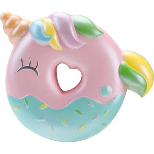 Kawaii Squishy Jumbo Donuts Food Squeeze Toys Soft Squishies Slow Rising Simulation Scented Stress Relief Toy for Kid Baby Gifts