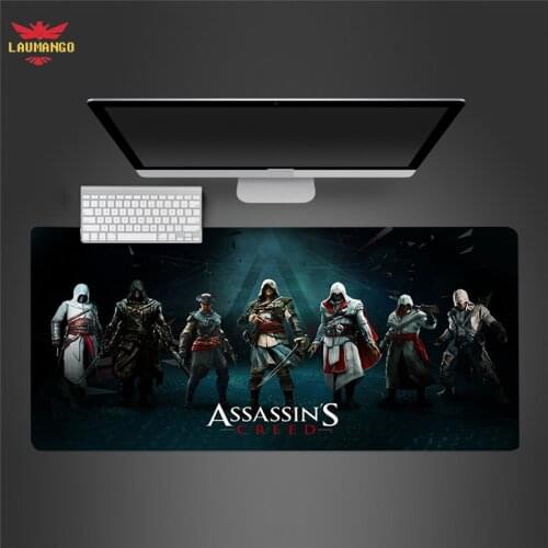 Assassin Mousepad Large Gaming Mouse Pad Gamer Mousepad XXL Computer Mat Mause Carpet Desk Mat For CSGO Keyboard PC Pad Mats